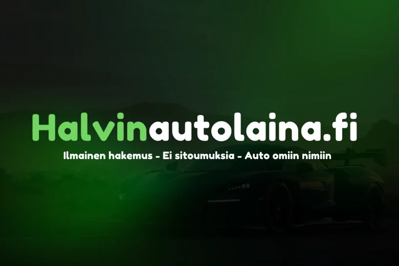 Halvin autolaina – Vertaile ja löydä edullinen autorahoitus 2026